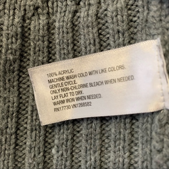 🧡3/$30 Mossimo Cable Knit Cocoon Grey Cardigan - Picture 5 of 7